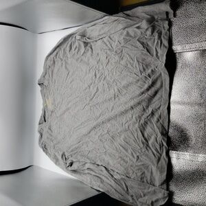 Faded Glory Women's Long Sleeve XL Gray Tee